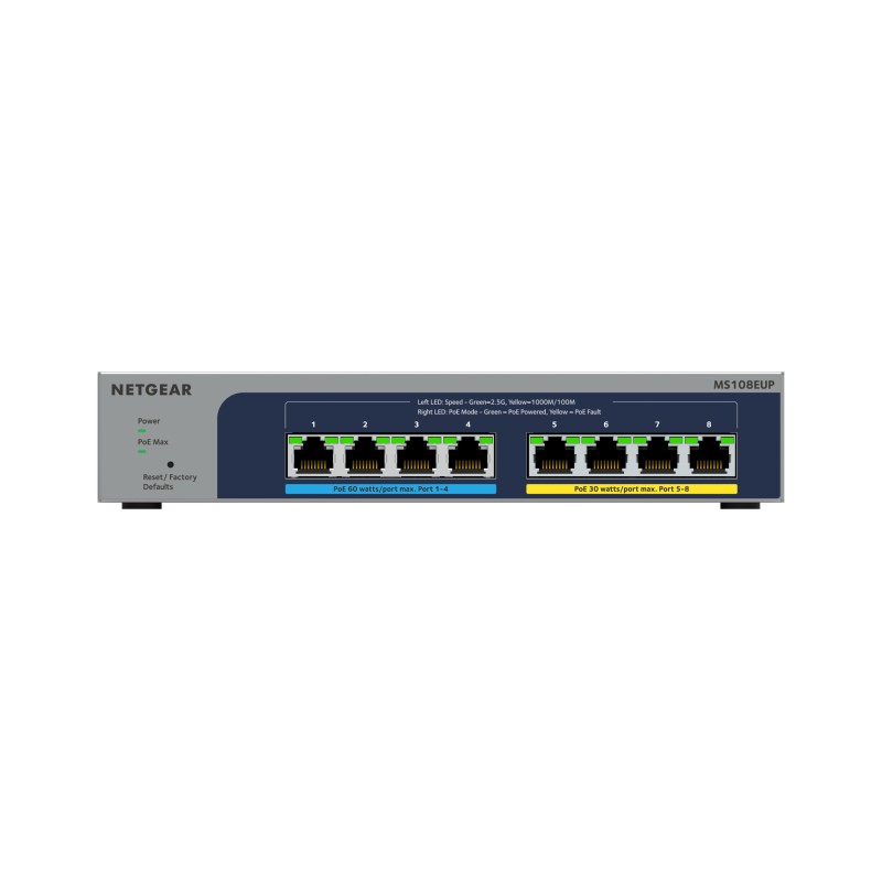 Netgear Plus MS108EUP 8 Port managed Switch